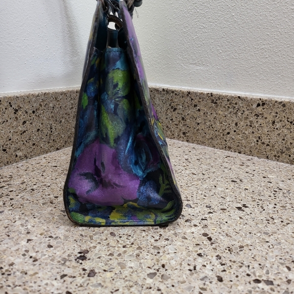 Patricia Nash Rosina Shoulder Bag in deep blue nature NWOT & matching wallet NWT - Picture 9 of 12